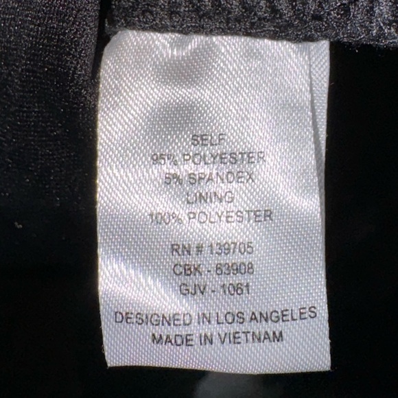 Emerald Sundae Black Mini Dress Size Large - Picture 4 of 6